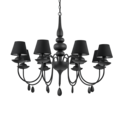 Люстра IDEAL LUX BLANCHE SP8 NERO