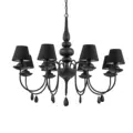 Люстра IDEAL LUX BLANCHE SP8 NERO